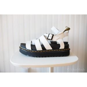 Dr. Martens BLAIRE HYDRO LEATHER STRAP SANDALS 8 Ladies